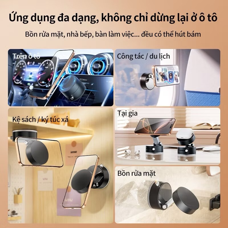 Giá đỡ điện thoại xe ô tô A2 Vacumm Suction