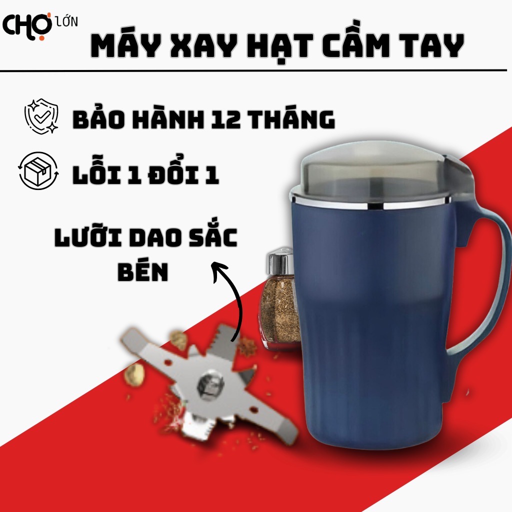 Máy xay hạt khô 300w Electric Grinder 8600 nhỏ gọn tiện lợi [BH: 1 TUẦN]