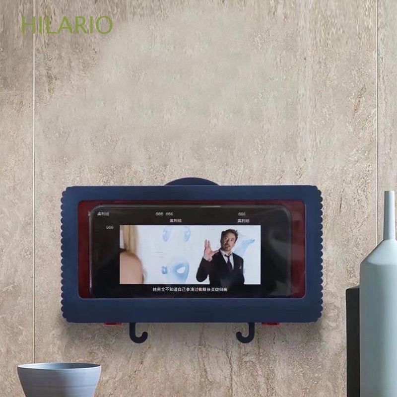 Hộp đựng điện thoại chống nước MAGIC BOX 12.5 x 19.3 x 2.5cm dán tường tiện dụng có móc treo khăn