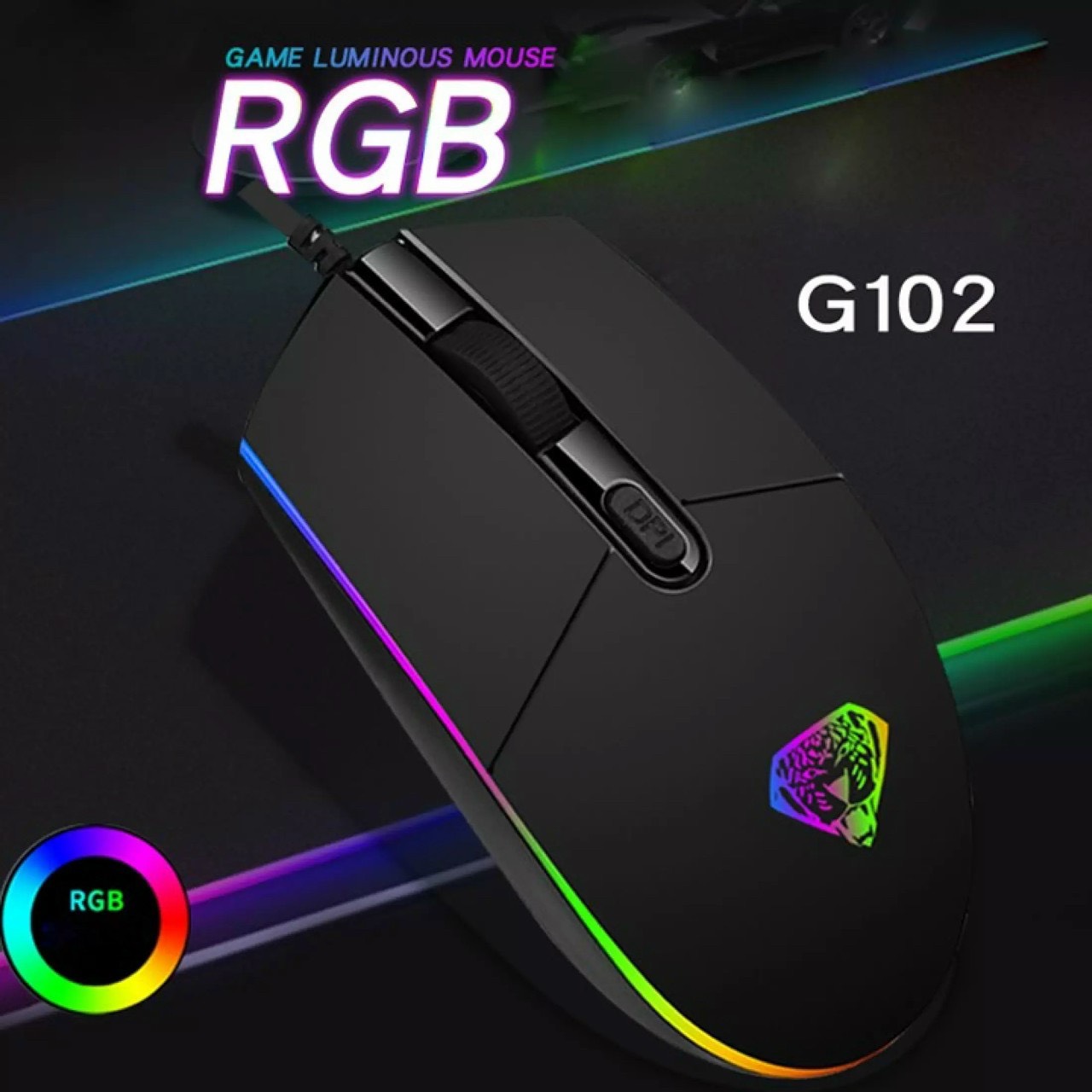 Chuột có dây chuyên game Divipard RGB mã G102 có led siêu đẹp [BH 12 THÁNG] / pktn sale