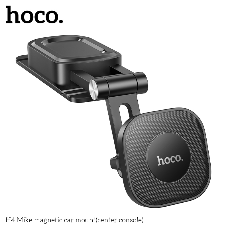 Giá đỡ điện thoại ô tô HOCO H4 gắn taplo cho xe hơi hít nam châm chính hãng [BH 1 năm]