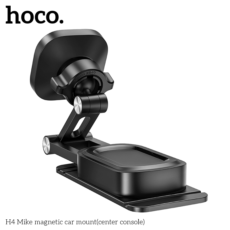 Giá đỡ điện thoại ô tô HOCO H4 gắn taplo cho xe hơi hít nam châm chính hãng [BH 1 năm]