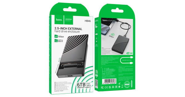 Box ( vỏ) ổ cứng di động Hoco HB46 usb 3.0 2.5 inch chính hãng [bh: none]