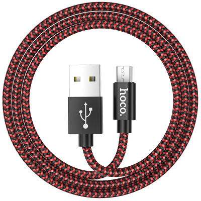 Cáp sạc nhanh 3A micro 2m HOCO X14 MAX 2 mét Samsung Micro dây dù chính hãng [BH 1 NĂM] / pktn sale