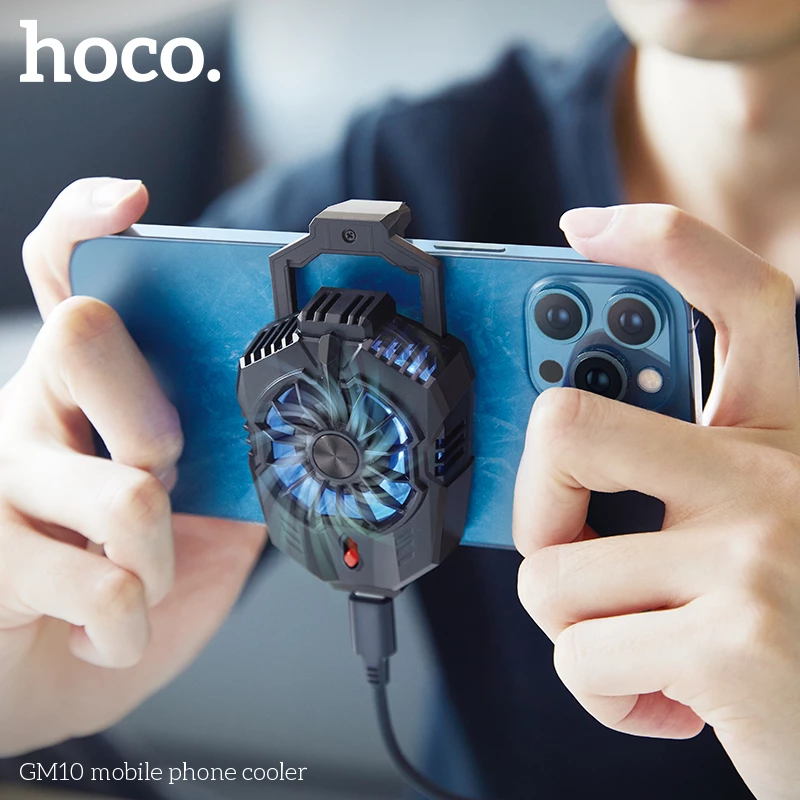 Quạt tản nhiệt điện thoại HOCO GM10 (sò lạnh) chính hãng [BH 1 năm]
