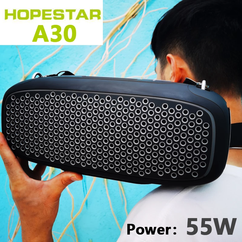Loa bluetooth Karaoke HOPESTAR A30 Pro siêu to KÈM 1 MICRO KHÔNG DÂY có dây treo đèn led siêu đẹp cực hay [BH 6 Tháng]