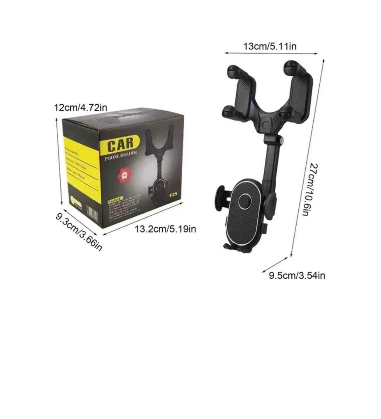 Giá đỡ kẹp điện thoại gắn gương chiếu hậu Phone Holder Ô tô / xe hơi LD-6