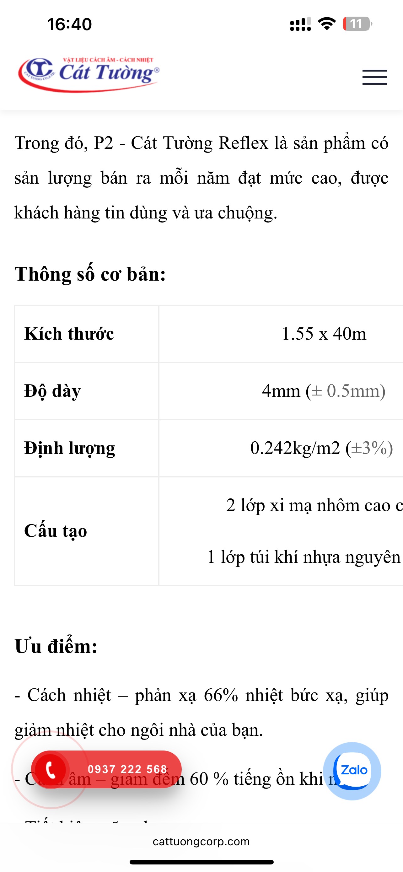 [Thanh Lý] Tấm cách nhiệt chống nóng, chống cháy túi khí Cát Tường P2 chính hãng (2 mặt xi mạ nhôm) cuộn 8m x 1.55m (12.4m2)