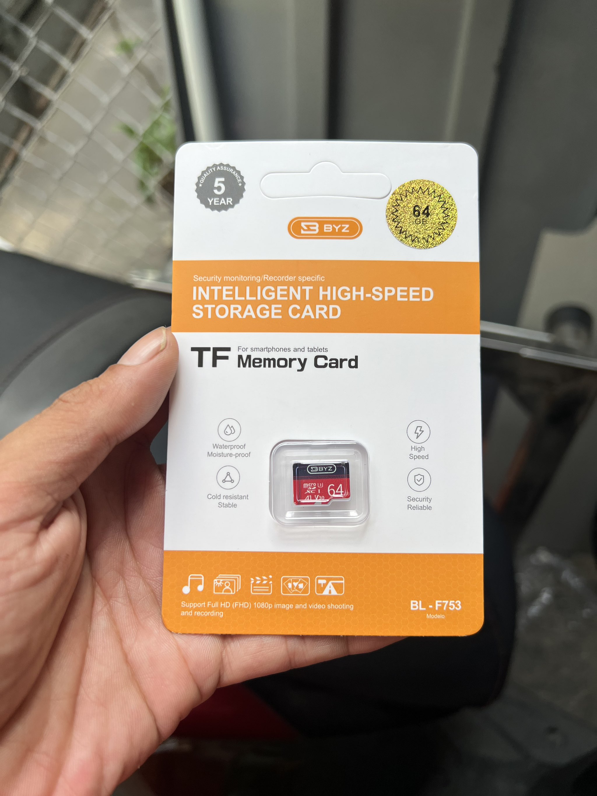 THẺ NHỚ MICRO SD BYZ 64GB CLASS 10, SPEED UP TO 100MB/S FULL BOX CHÍNH HÃNG [BH 1 năm]
