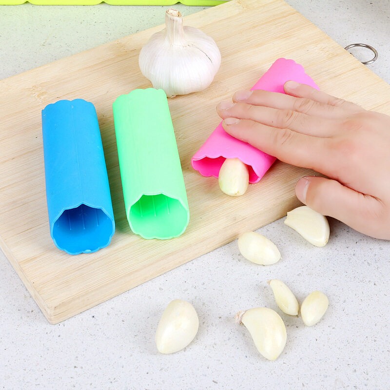 Dụng cụ bóc vỏ tỏi siêu nhanh kiêm nhấc nồi đa năng