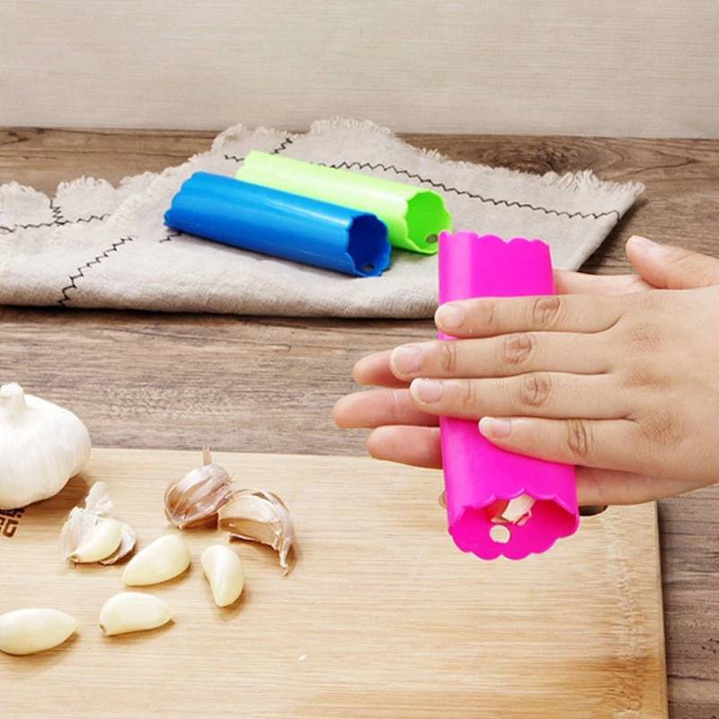 Dụng cụ bóc vỏ tỏi siêu nhanh kiêm nhấc nồi đa năng