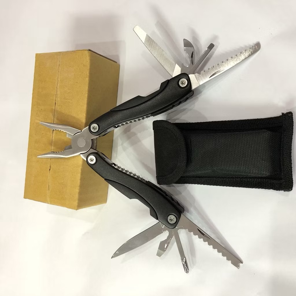 Kìm đa năng 9 chức năng lớn gấp gọn, loại 1 xịn có khắc chữ Made in Japan đi phượt, đi du lịch tiện lợi