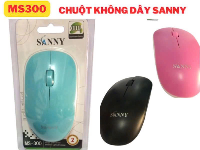Chuột không dây Sanny MS300 giá rẻ [bh 6 háng]