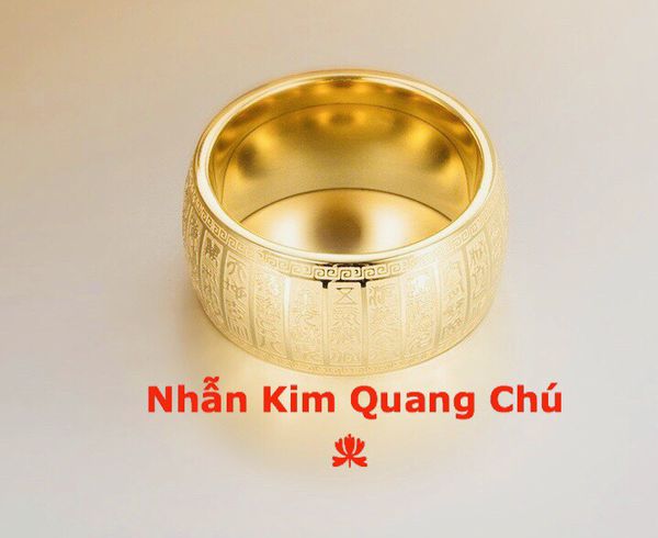 Nhẫn Kim Quang Chú Size 10, 11, 12 / pktn sale