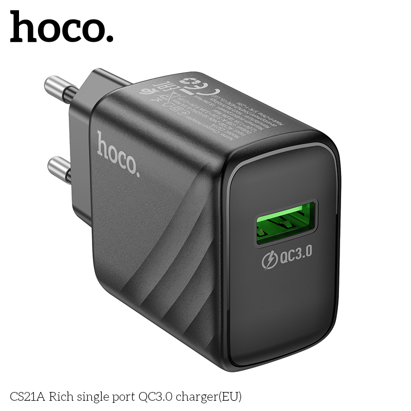 Cóc sạc nhanh 18W CS21A QC3.0 chính hãng [BH 1 năm]