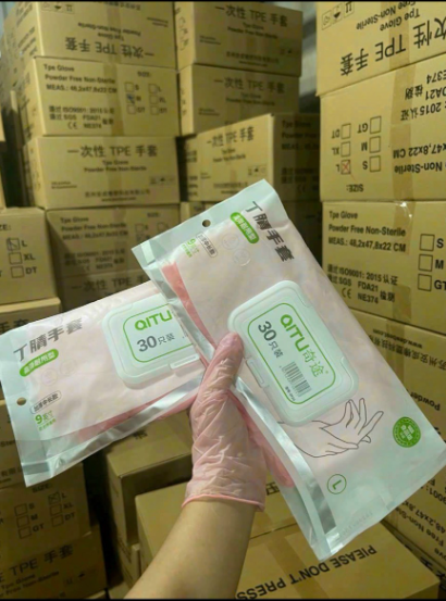 Bịch 30 găng tay cao su JJ QITU rửa chén bát, làm bếp siêu dai chất liệu PVC bảo vệ da bàn tay [BH: NONE]