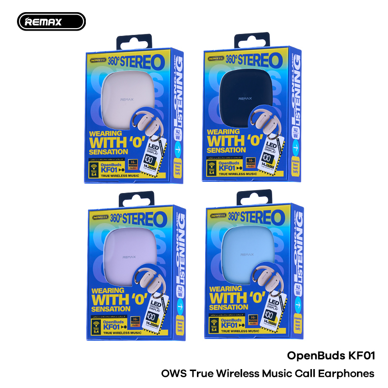 Tai nghe bluetooth REMAX Openbuds KF01 tai nghe mẫu móc tai airpods siêu đẹp [BH 1 năm]