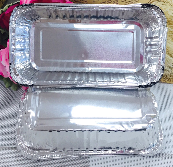 Combo 10 khay giấy bạc hình chữ nhật to làm bánh, nướng đồ ăn tiện dụng size 35x13 [BH: NONE] / pktn sale