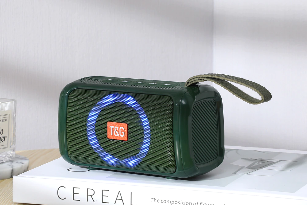 Loa bluetooht T&G TG-193 có đèn led, có quai xách dây đeo siêu hay [BH 3 tháng]