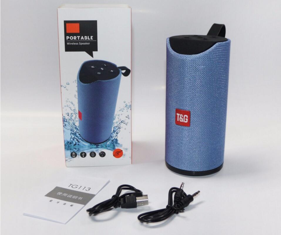 Loa bluetooth T&G TG-113 mẫu loa dài cầm tay có móc treo siêu tiện lợi [BH 1 năm]