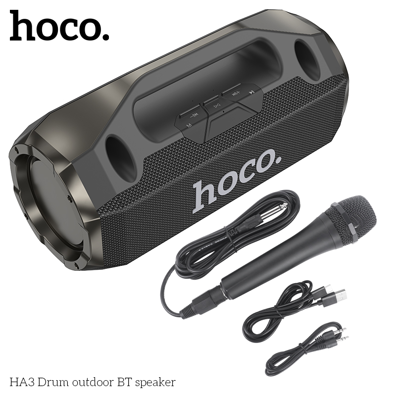 Loa Bluetooth 50w Hoco HA3 chính hãng kèm micro có dây [BH: 1 NĂM]
