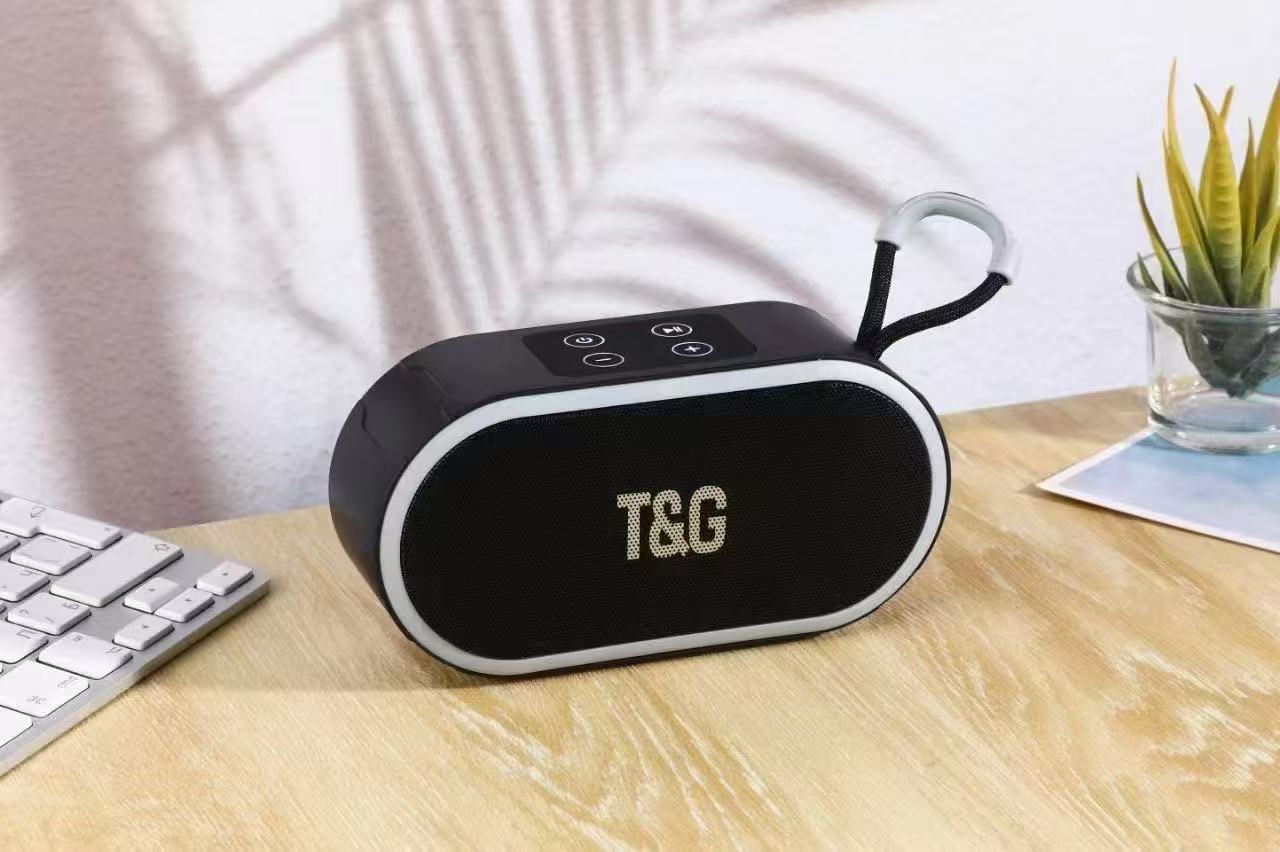 Loa bluetooth T&G TG-689 mẫu loa để bàn có móc treo kèm đèn led siêu đẹp [BH 1 năm]