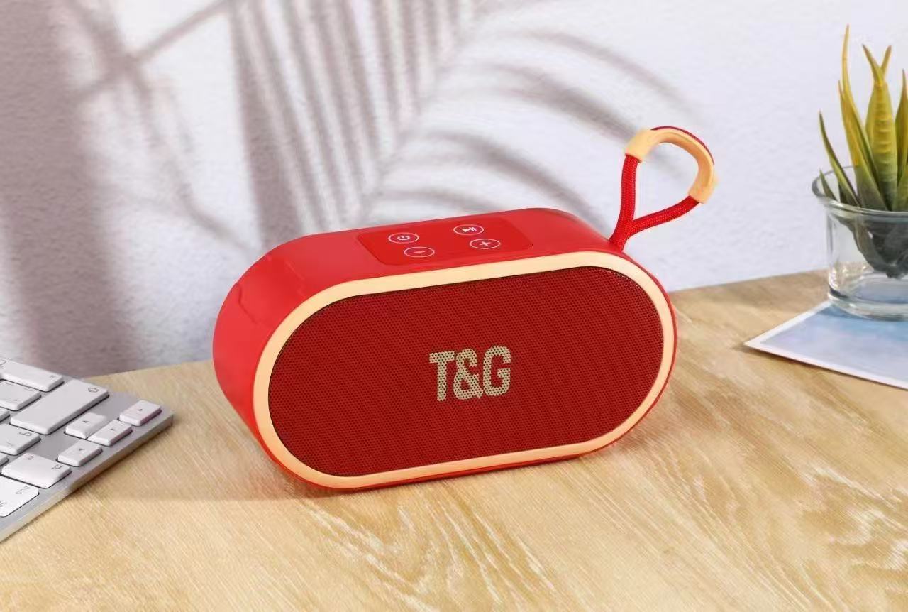 Loa bluetooth T&G TG-689 mẫu loa để bàn có móc treo kèm đèn led siêu đẹp [BH 1 năm]