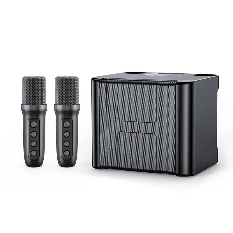 Loa bluetooth karaoke YOSD YS-111 kèm 2 micro không dây cực hay xách tay chính hãng [BH 6 tháng]