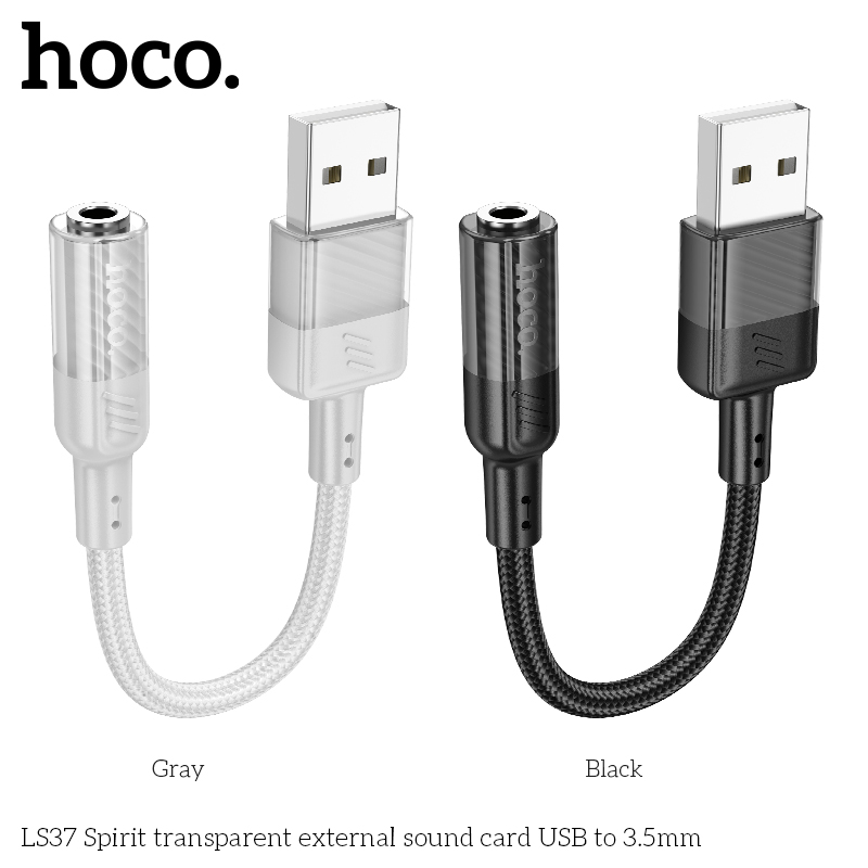 Cáp chuyển LS37 Spirit cho tai nghe USB ra cổng 3.5 [BH: 1 năm]