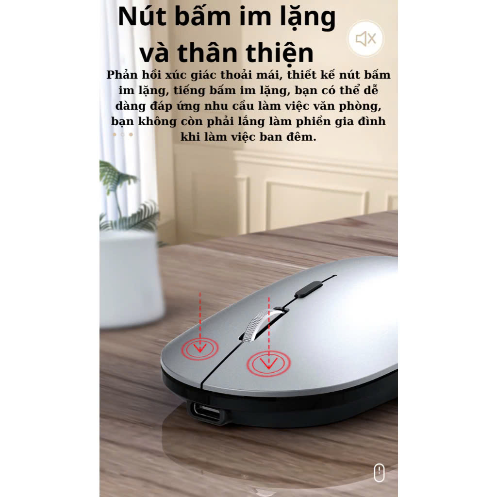 Chuột không dây  wireless USB 2.4GHZ  Silent HP M241 phiên bản quốc tế chính hãng [BH: 1 NĂM]