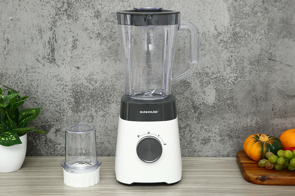 Máy xay sinh tố Sun House SH-5114 1.5 lít tặng kèm cối nhỏ 0.3 lít [BH: 1 Tháng]