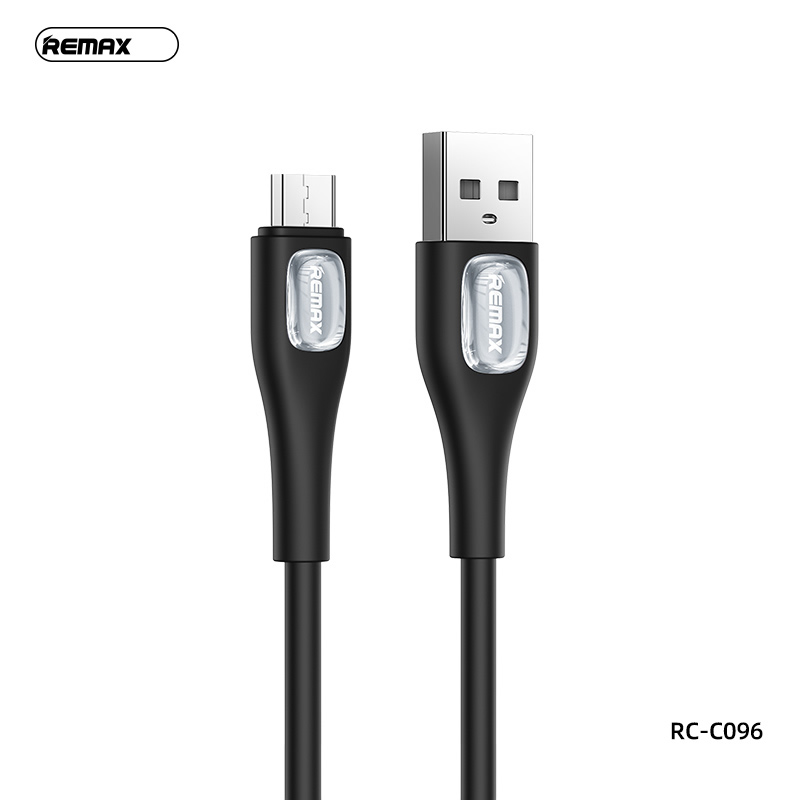 Cáp sạc nhanh 2.1A Remax RC-C096 micro (a-m, usb ra samsung micro) 1m chính hãng [BH: 1 NĂM]