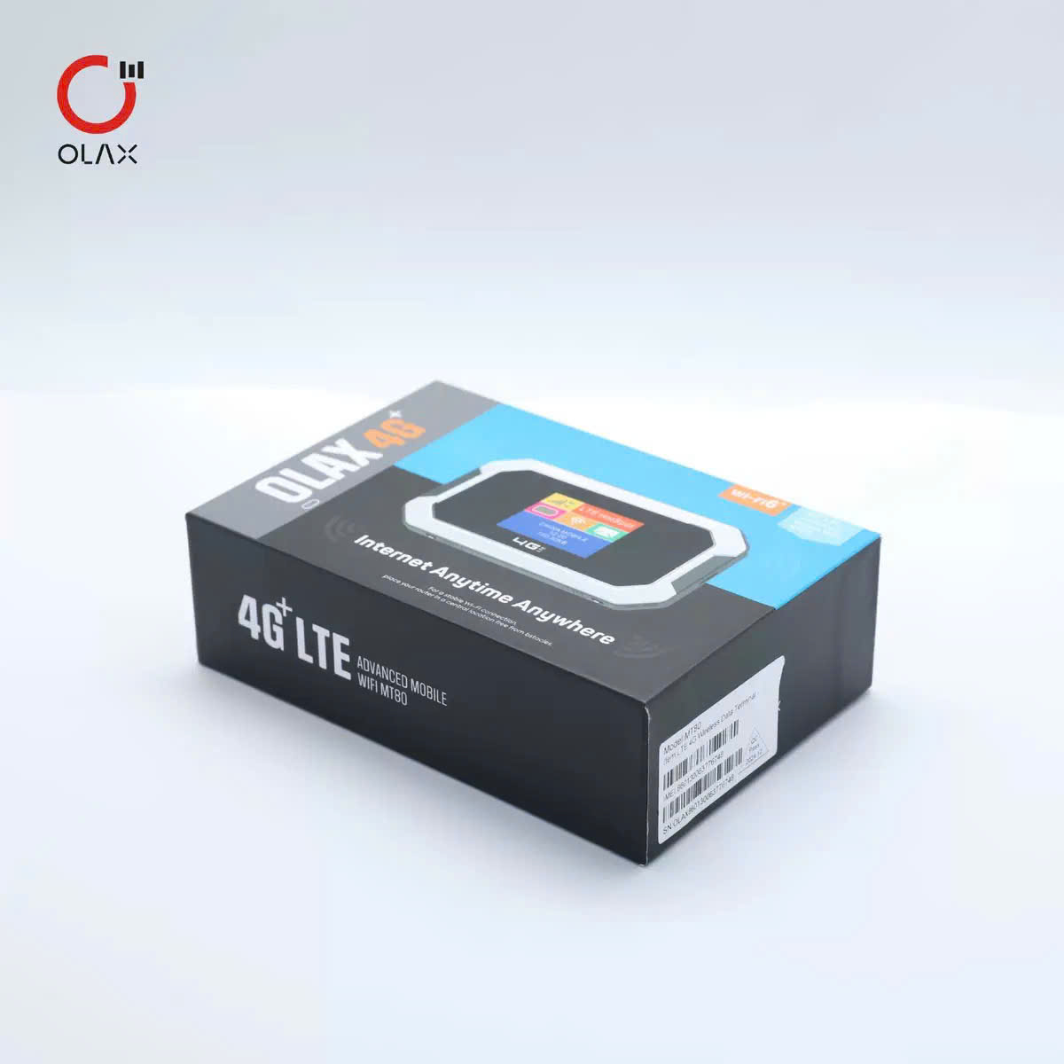 Bộ phát wifi OLAX MT80 phát bằng sim di động 4G tốc độ 150mbps pin 3000mAh kèm màn hình LCD chính hãng