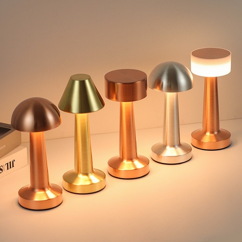 Đèn led tích điện để bàn kiểu dáng Vin sang trọng B57 [BH: 1 tháng]