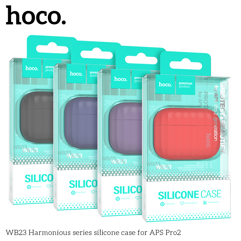 Hộp đựng tai airpod Pro 2 silicone hoco WB23