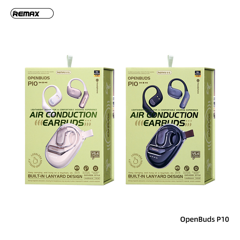 Tai nghe bluetooth Remax OpenBuds P10 Bluetooth V5.4 kiểu dáng airpods chính hãng [BH: 1 năm]