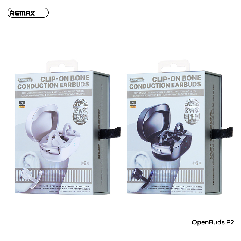 Tai nghe bluetooth V5.3 Remax OpenBuds P2 40mAh/400mAh kiểu airpods (dẫn truyền âm thanh qua xương) chính hãng [BH: 1 năm]
