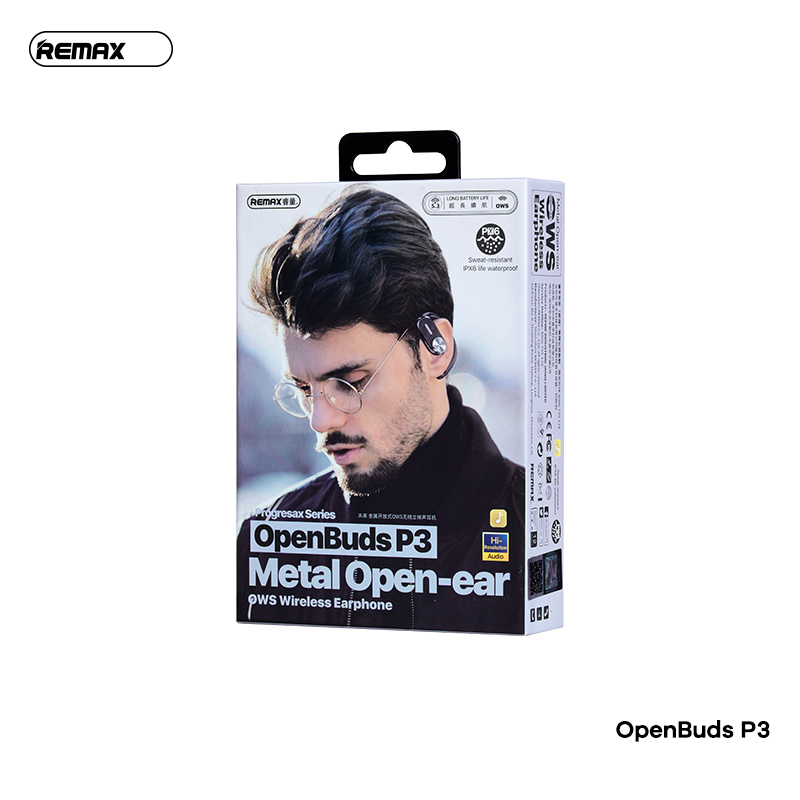 Tai nghe bluetooth Remax OpenBuds P3 V5.3 65mAh/300mAh kiểu airpods chính hãng [BH: 1 năm]