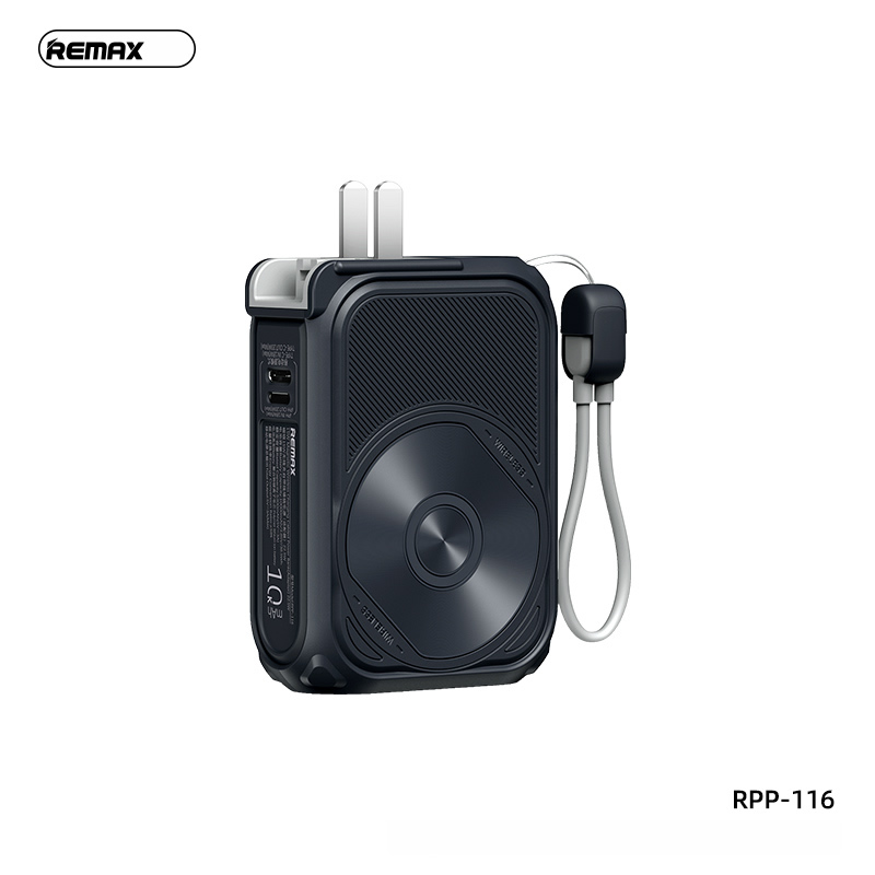 Pin sạc nhanh không dây 22.5w Remax RPP-116 10.000mAh dự phòng PD 22.5w QC3.0 chính hãng [BH: 1 NĂM]