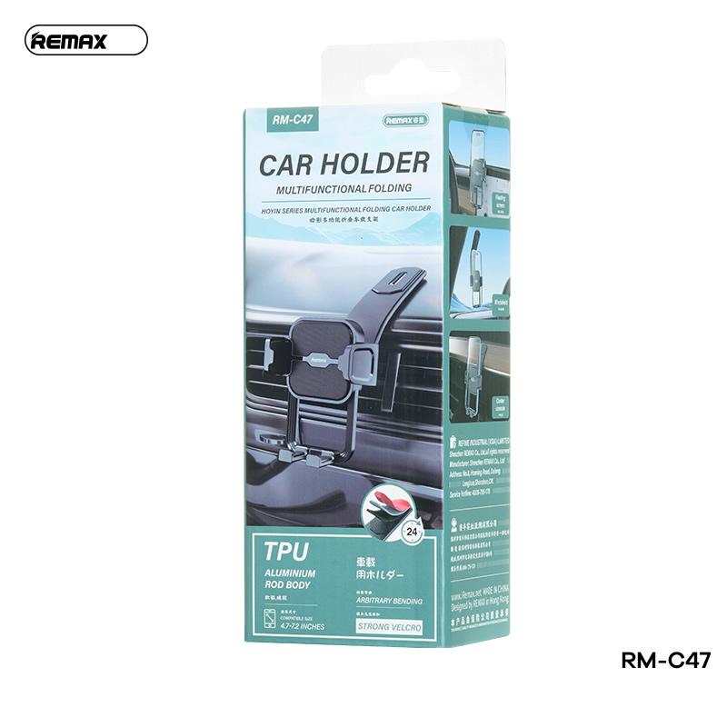 GIÁ ĐỠ ĐIỆN THOẠI XE HƠI REMAX RM-C47 CHÍNH HÃNG [BH: NONE]