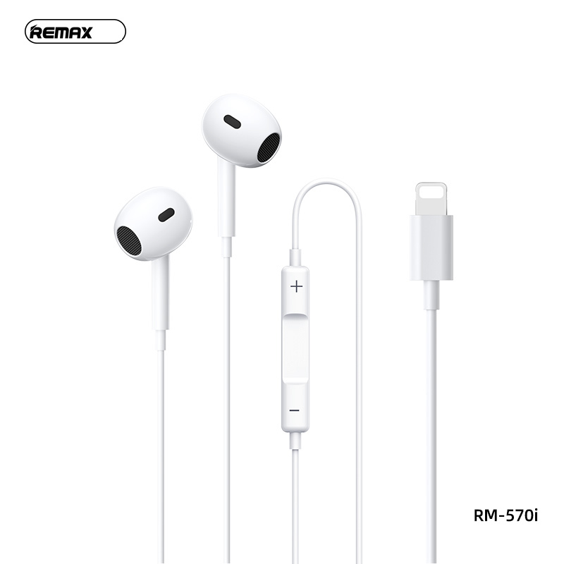 Tai nghe có dây cổng Lightning iphone REMAX RM-570i chính hãng [BH 1 năm]