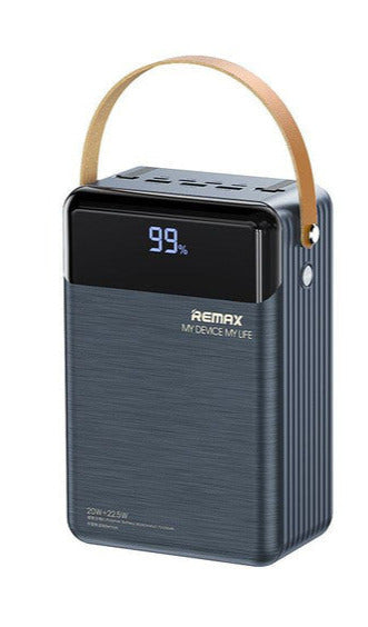 Pin sạc nhanh 22.5w Remax RPP-566 80.000mAh dự phòng kèm cáp liền pin, có đèn pin chính hãng [BH: 1 NĂM]