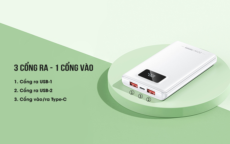 Pin sạc nhanh 22.5W REMAX RPP-319 10.000mAh dự phòng PD QC3.0 chính hãng [BH 1 năm]
