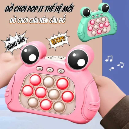 Đồ chơi Pop It bấm theo nhạc đèn cho bé