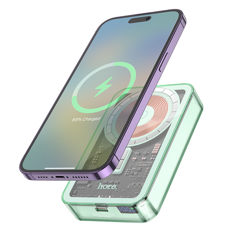 Pin sạc nhanh 20w kiêm sạc không dây HOCO Q14A 10.000mAh dự phòng PD chính hãng [BH 1 Năm]