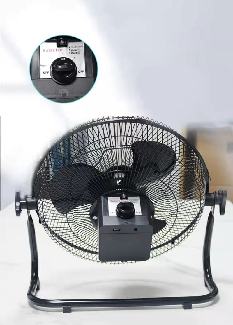 Quạt năng lượng mặt trời để bàn SL138B tiện lợi để bàn, mang theo đi du lịch, dã ngoại [BH: 1 THÁNG]