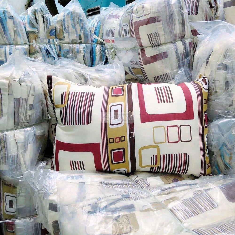Combo 2 cái Gối nằm ép hơi cao cấp Polyester VP [BH: NONE]