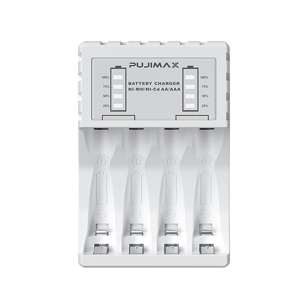 Bộ sạc 4 viên pin tiểu 2A-3A PJU DC5V 2A [BH: 1 THÁNG]