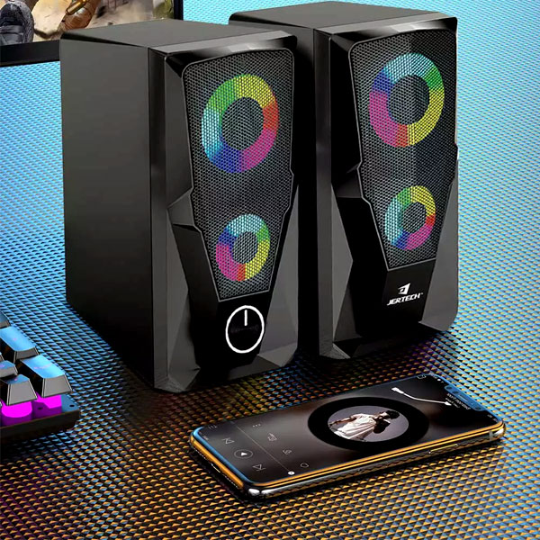 Loa vi tính JERTECH S6 RELEASE có đèn led chính hãng siêu hay [BH 3 tháng]