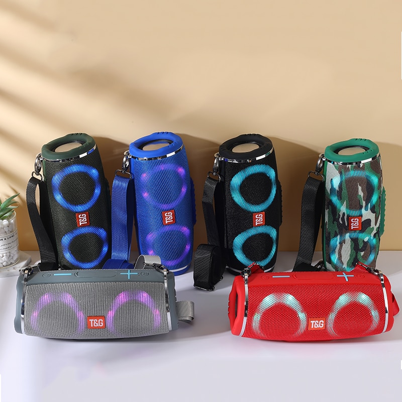 Loa bluetooth T&G TG642 có led có dây đeo siêu hay chính hãng [BH 6 tháng]